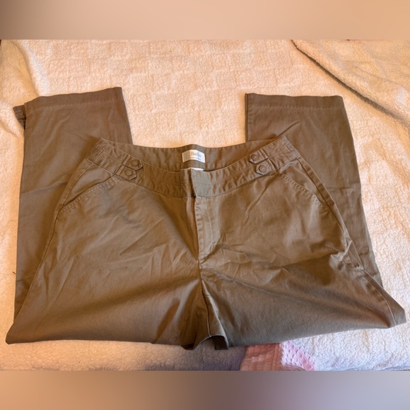 CJ Banks Women's Brown Chinos - Picture 2 of 4